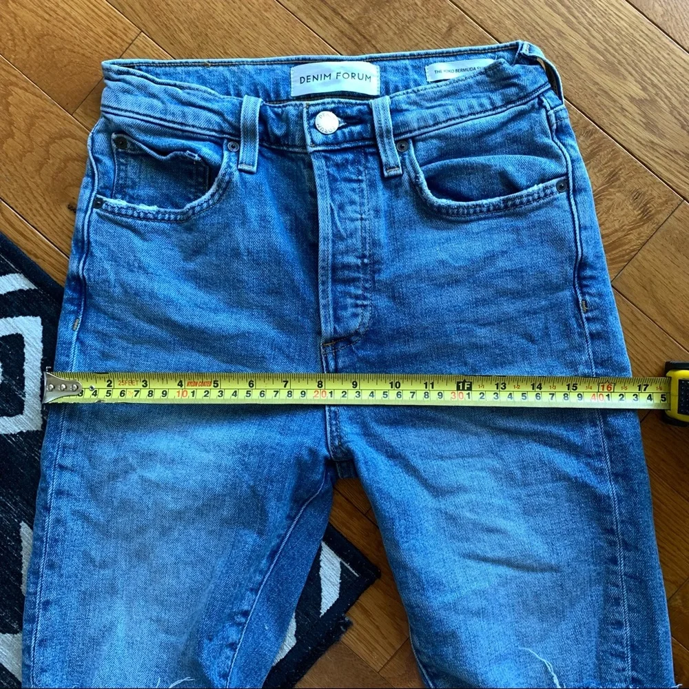 Denim Forum Mid Length Shorts - Picture 6 of 9